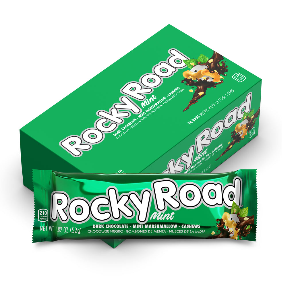 Rocky Road Mint Candy Bar & Carton